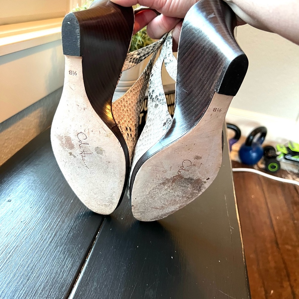 Cole Haan Python slingbacks - Picture 5 of 5